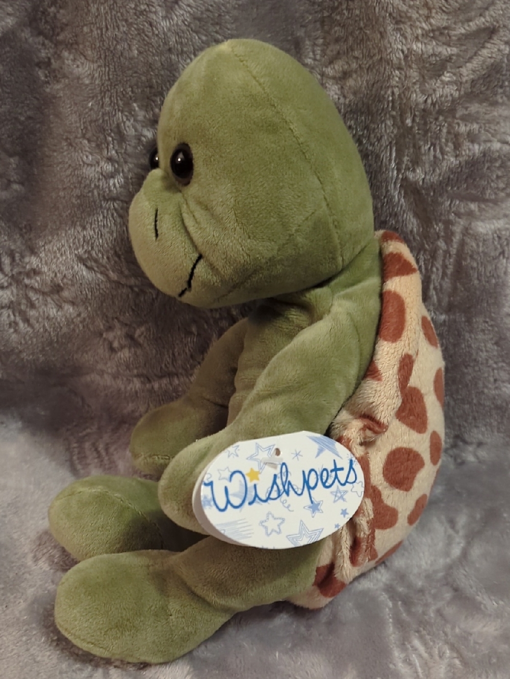 Adorable Wishpets 11" Chubby Sheldon Turtle Plushie - 2019 Collector's Item